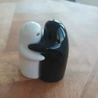 Set sale e pepe abbraccio ceramica