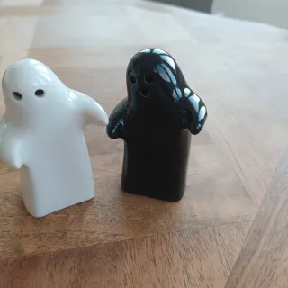 Set sale e pepe abbraccio ceramica