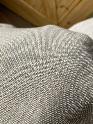 Cortina grande beige oscuro