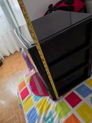 Cajonera de plástico negra