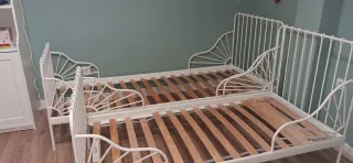 Cama extensible Minnen blanca