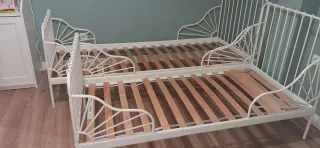Cama extensible Minnen blanca