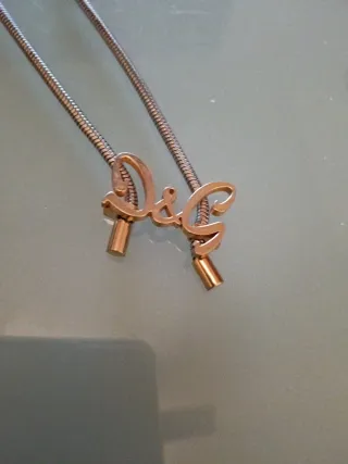 Collana donna D&G oro e argento