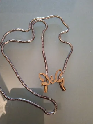 Collana donna D&G oro e argento