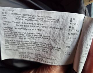 Woolrich Parka con Cappuccio - NUOVO