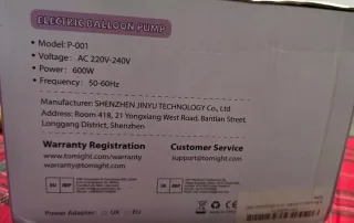 Inflador Eléctrico Tomight para Globos