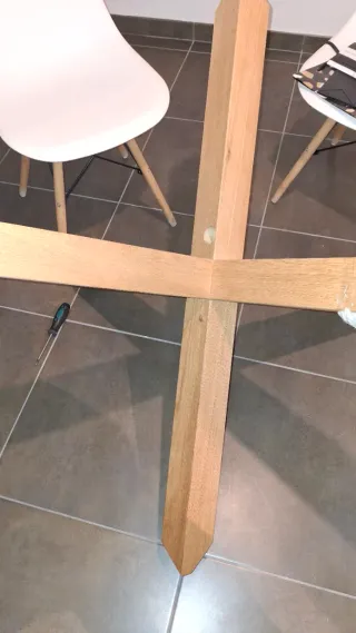 Conjunto mesa y 3 sillas estilo nórdico. REBAJADO