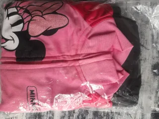 Chándal Minnie Mouse Rosa y Negro
