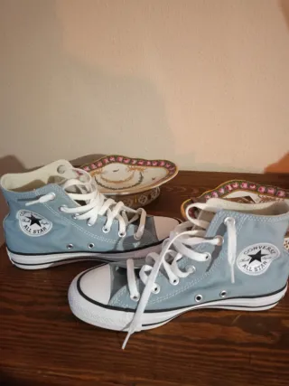 Converse All Star Azul y Blanco