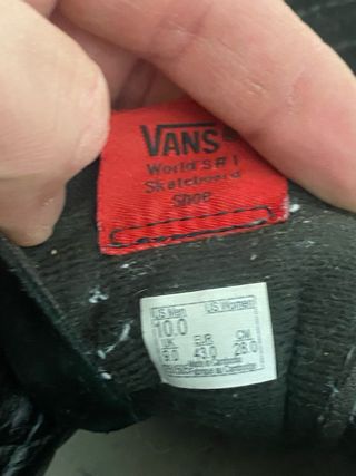 Vans SK8-Hi Zapatillas Negras Talla 43