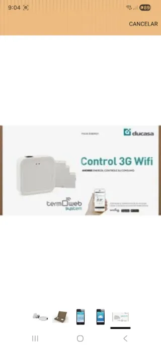 Ducasa Control 3G Wifi Termostato