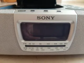 Radio CD Despertador Sony Beige/Gris