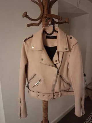 Cazadora Zara rosa Talla XS