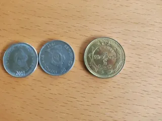 Monedas de Israel Guatemala,  y de Honduras