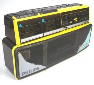 Radio Cassette Philips Doble Casetera