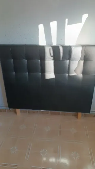 Cabecero Cama Ikea 135cm Piel Sintética Negro