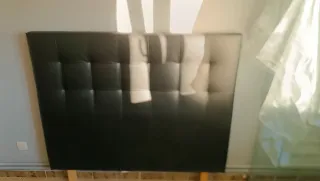 Cabecero Cama Ikea 135cm Piel Sintética Negro