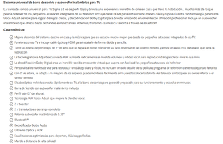 Barra de Sonido Polk Signa S2 Negra