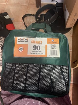 Cadenas funda textil solo se pusieron para ver