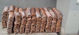 Tejas de tejado de barro