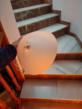 Lámpara esférica de mesa/techo