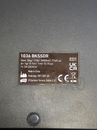 Báscula electrónica de discos