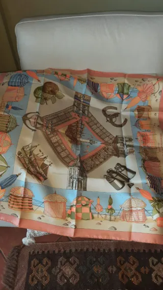 Foulard Hermes Charmes Des Plages Normandes