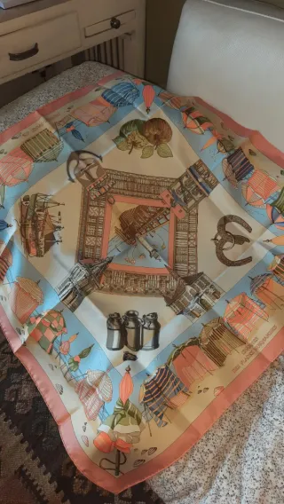 Foulard Hermes Charmes Des Plages Normandes