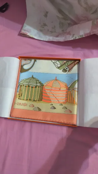 Foulard Hermes Charmes Des Plages Normandes