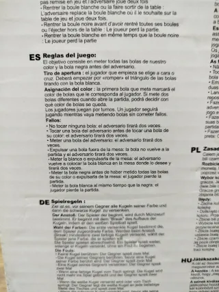 Juego de billar Home Pool