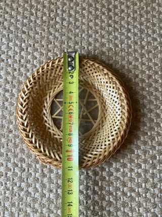 4 Bases/Pratos Mini Feitos à Mão