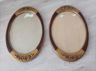 Antiche cornici ovali decorate