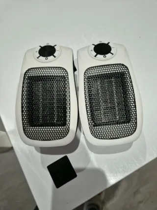 Dos Calefactores Eléctricos Portátiles