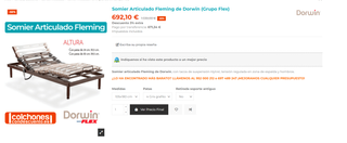 Somier Articulado Dorwin (Grupo Flex) + Colchón