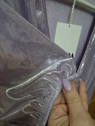 Blusa Zara Lila Talla L