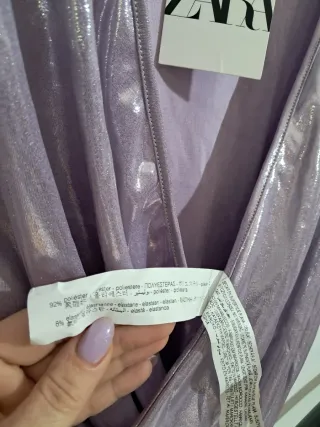 Blusa Zara Lila Talla L