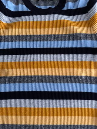 Jersey Bershka Rayas Multicolor Talla M