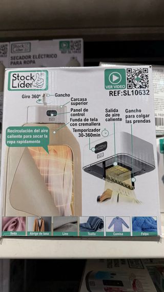 Secador Eléctrico para Ropa