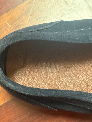 Mocasines Zara niño azul marino