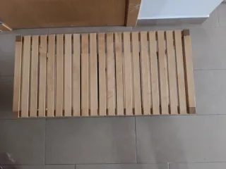 Banco de madera de 2 niveles