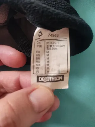 Guantes Decathlon negros