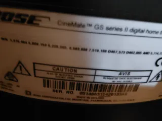 Home cinema Bose negro