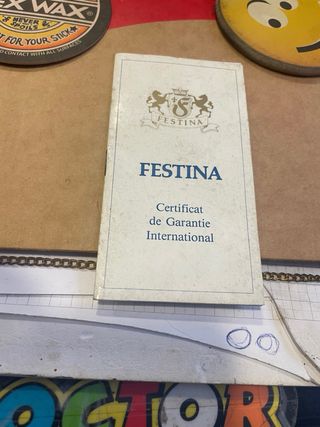 Festina Cronógrafo Automático Vintage Dorado