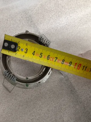 2 Luces Ojo de Buey Cristal Azul Más 4