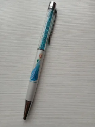 Bolígrafo Frozen con Cristales Azules