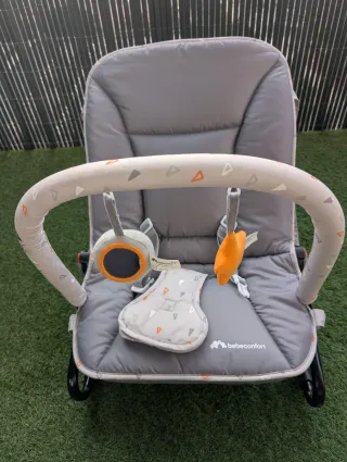 Hamaca balancín Bebeconfort gris