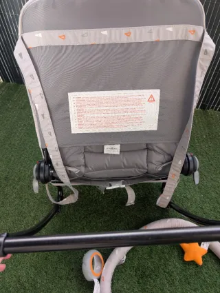 Hamaca balancín Bebeconfort gris