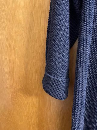 Vestido azul de punto