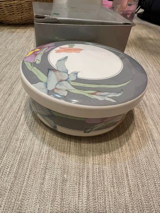 Ciotola coperchio ceramica vintage