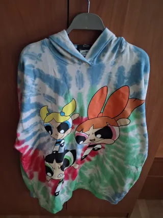 Sudadera Tie Dye Powerpuff Girls Bershka